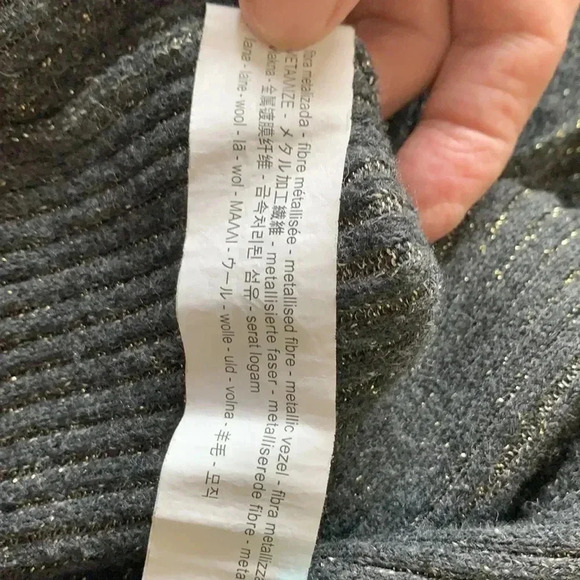 Zara  knitwear cropped sweater GUC size 10 - Picture 5 of 7